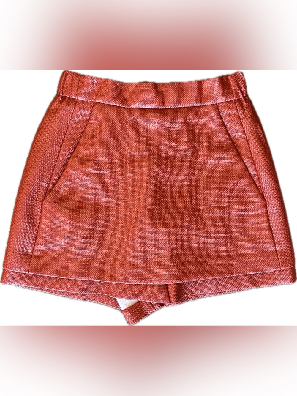 MAJE Paca Leather-Look Skort - Picture 3 of 10